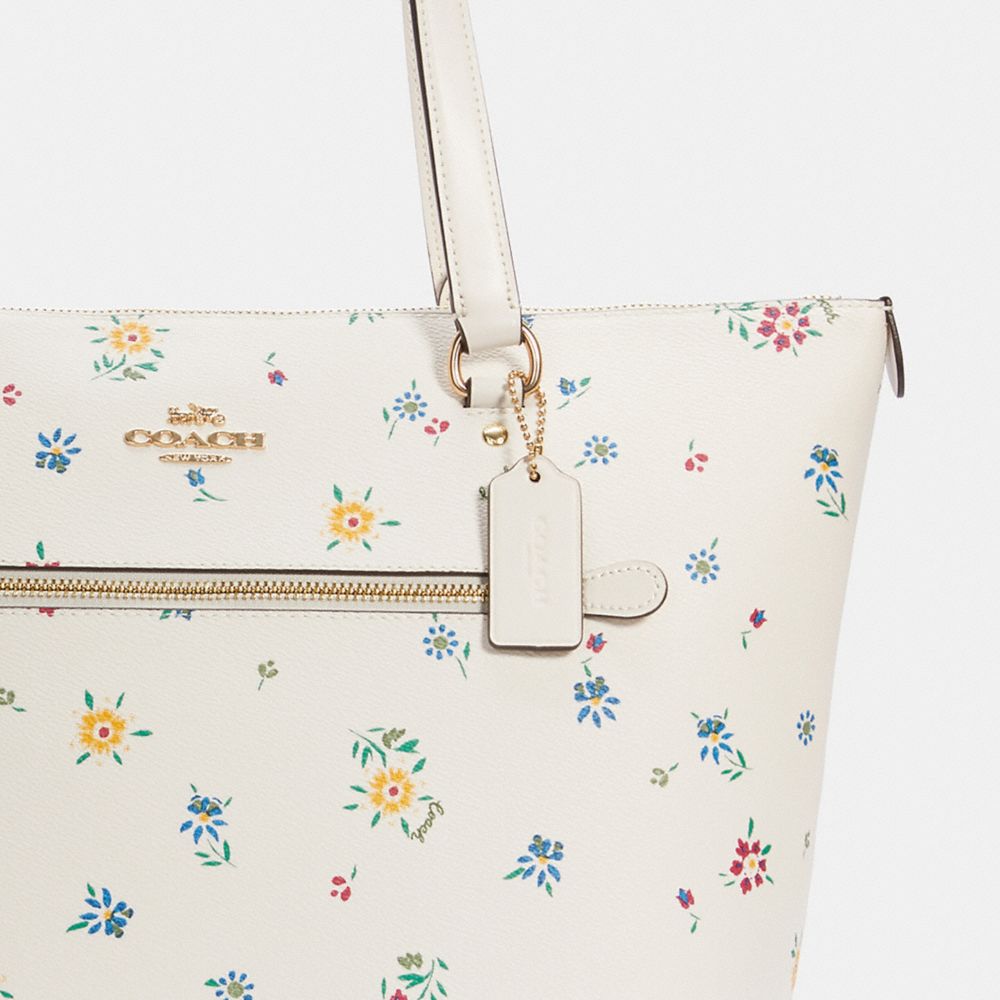 COACH® Outlet  Gallery Tote With Wild Meadow Print