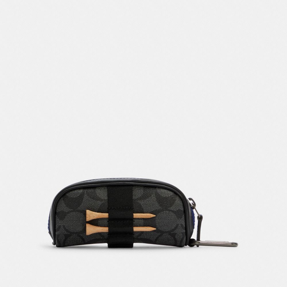 COACH®,Golf Kit In Colorblock Signature Canvas,,Back View