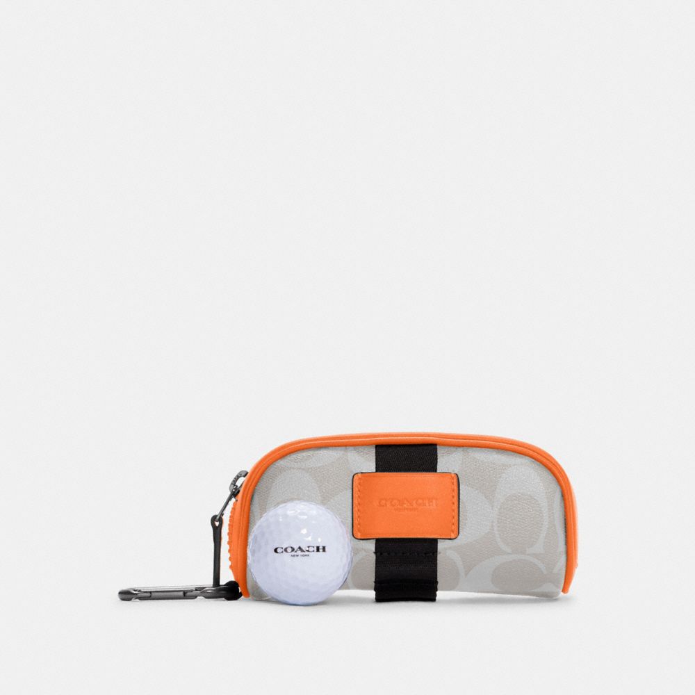 COACH®,Golf Kit In Colorblock Signature Canvas,,Front View