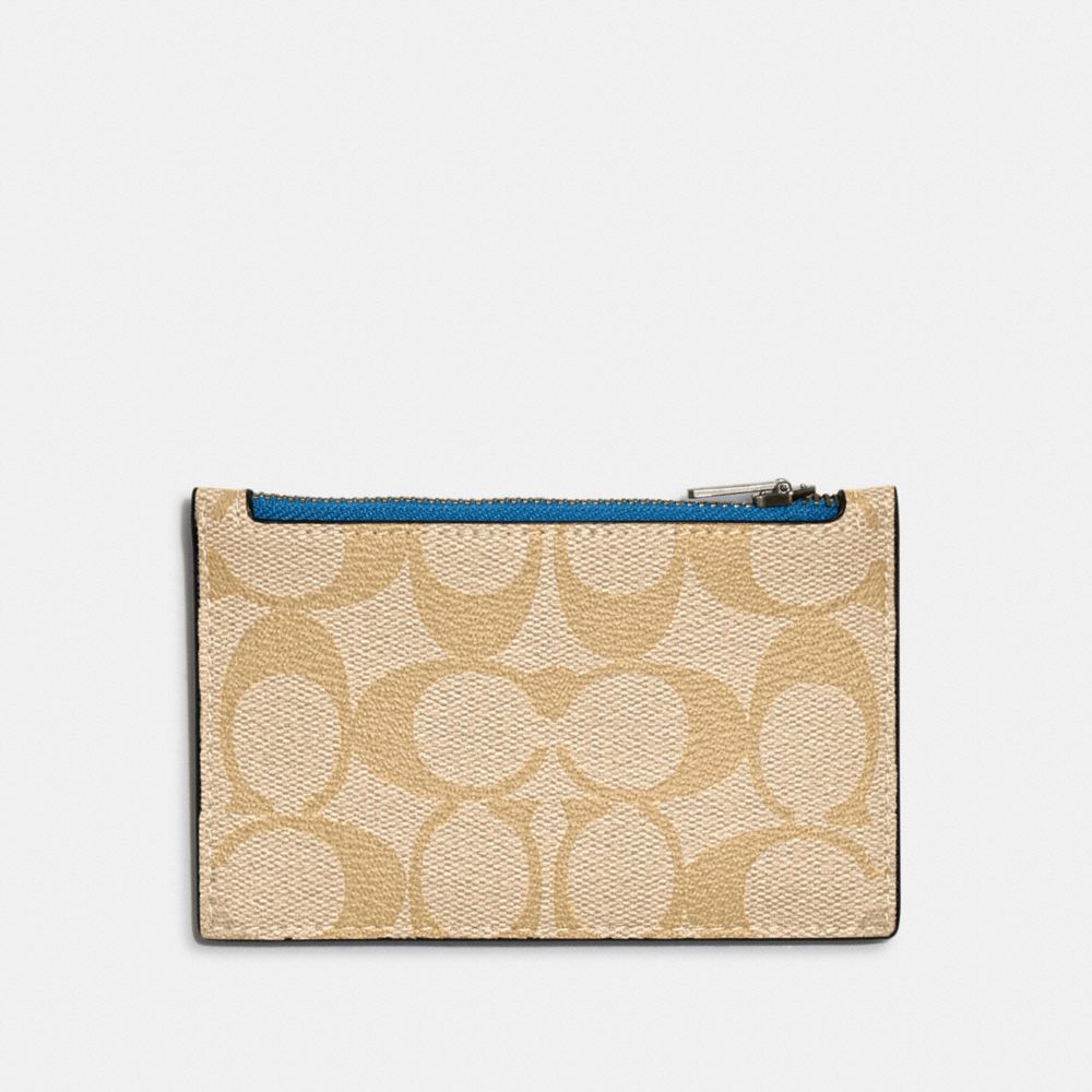 Coach rainbow best sale card holder