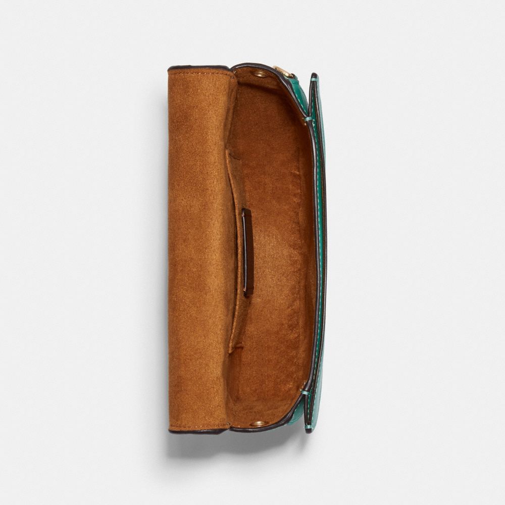 COACH®,Ellen Crossbody With Linear Quilting,,Inside View,Top View