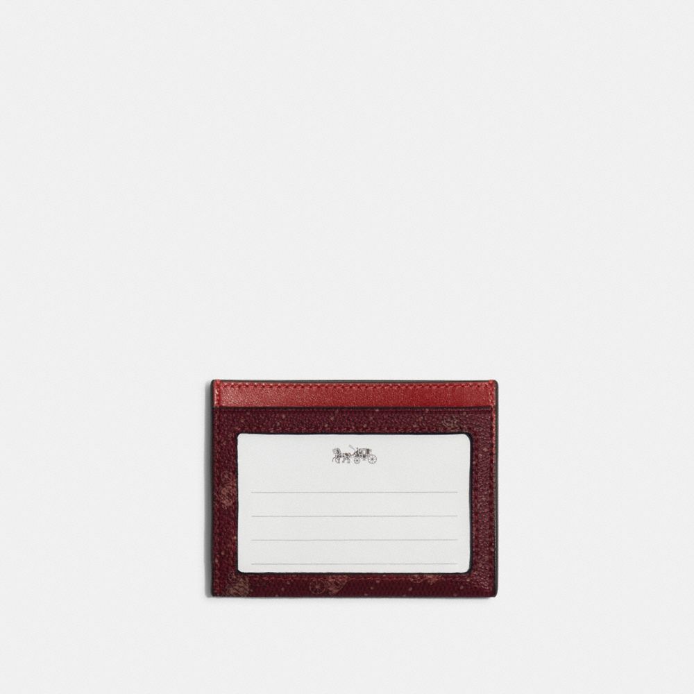 ★Coach★ Small House Around Card Case with Horse and Carria Essential Small Zip Around Card Case With Horse And Carriage