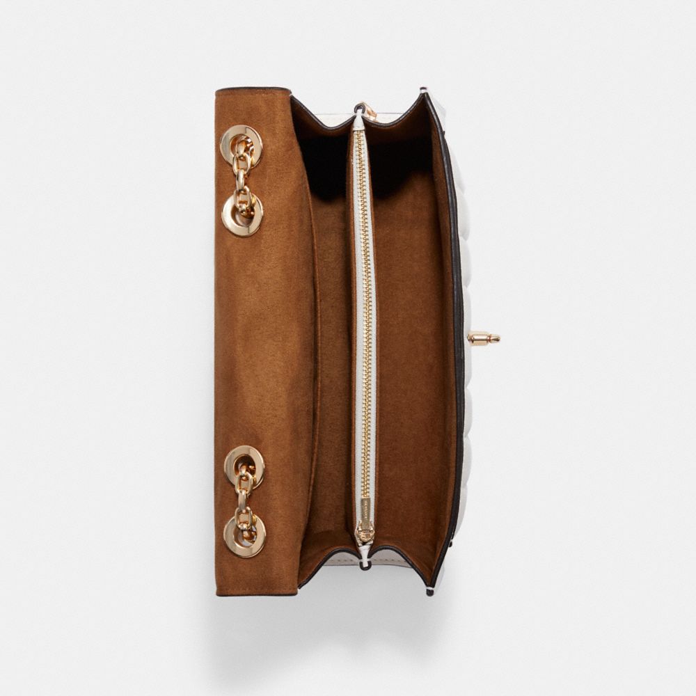 Lane Shoulder Bag With Puffy Linear Quilting