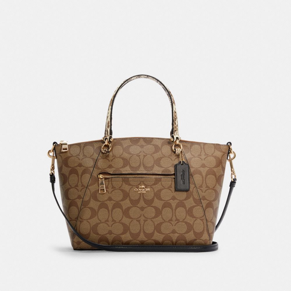 Coach prairie satchel discount taupe