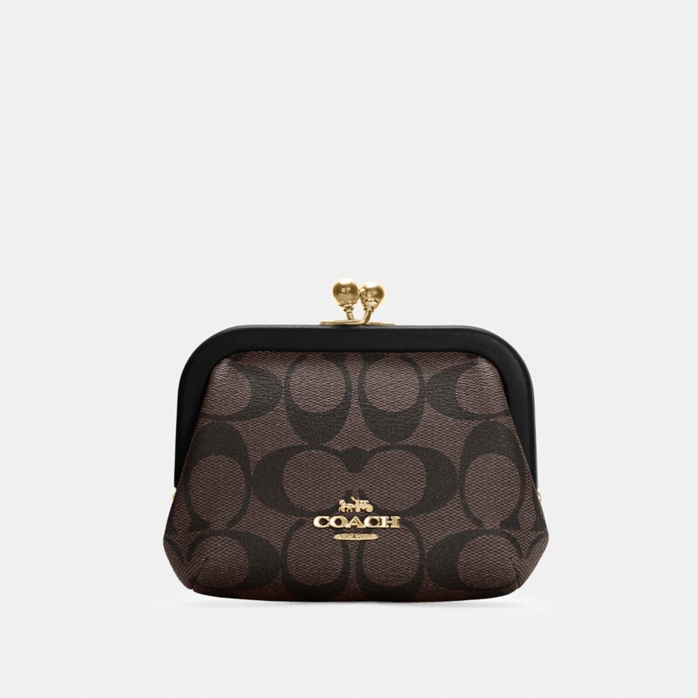 Coach Ladies Kisslock Coin Case