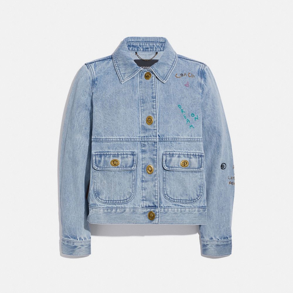 Dry clean hot sale denim jacket