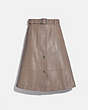 Paneled Trench Skirt