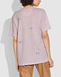 COACH®,T-SHIRT WITH POCKET,cotton,Blossom Pink,Scale View