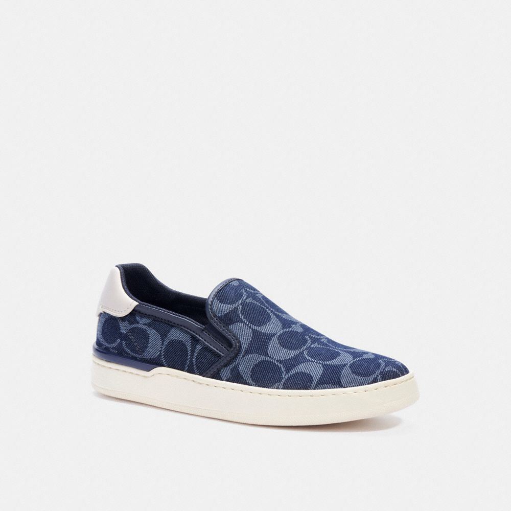 Coach store denim sneakers