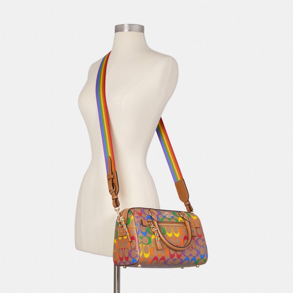 Coach outlet hot sale rainbow purse