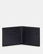 Slim Billfold Wallet In Colorblock With Striped Coach Patch