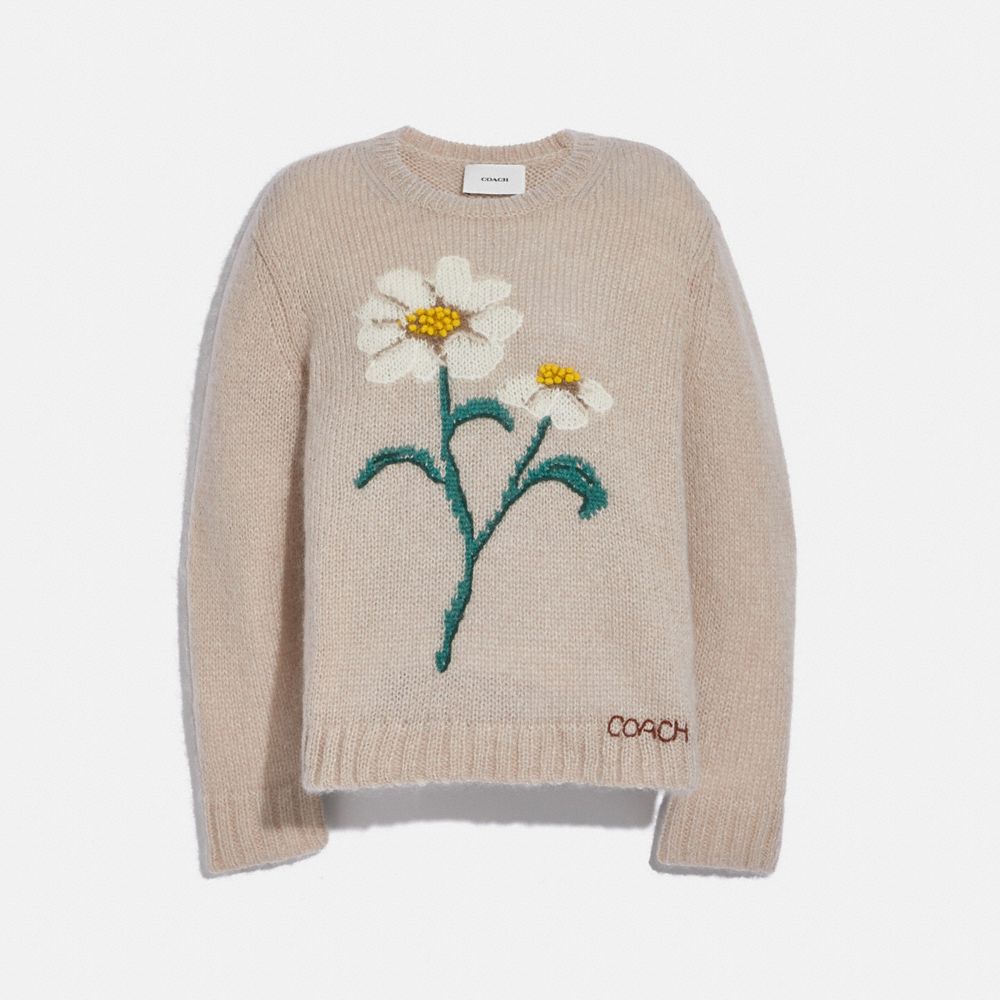 Daisy Embroidered Sweater