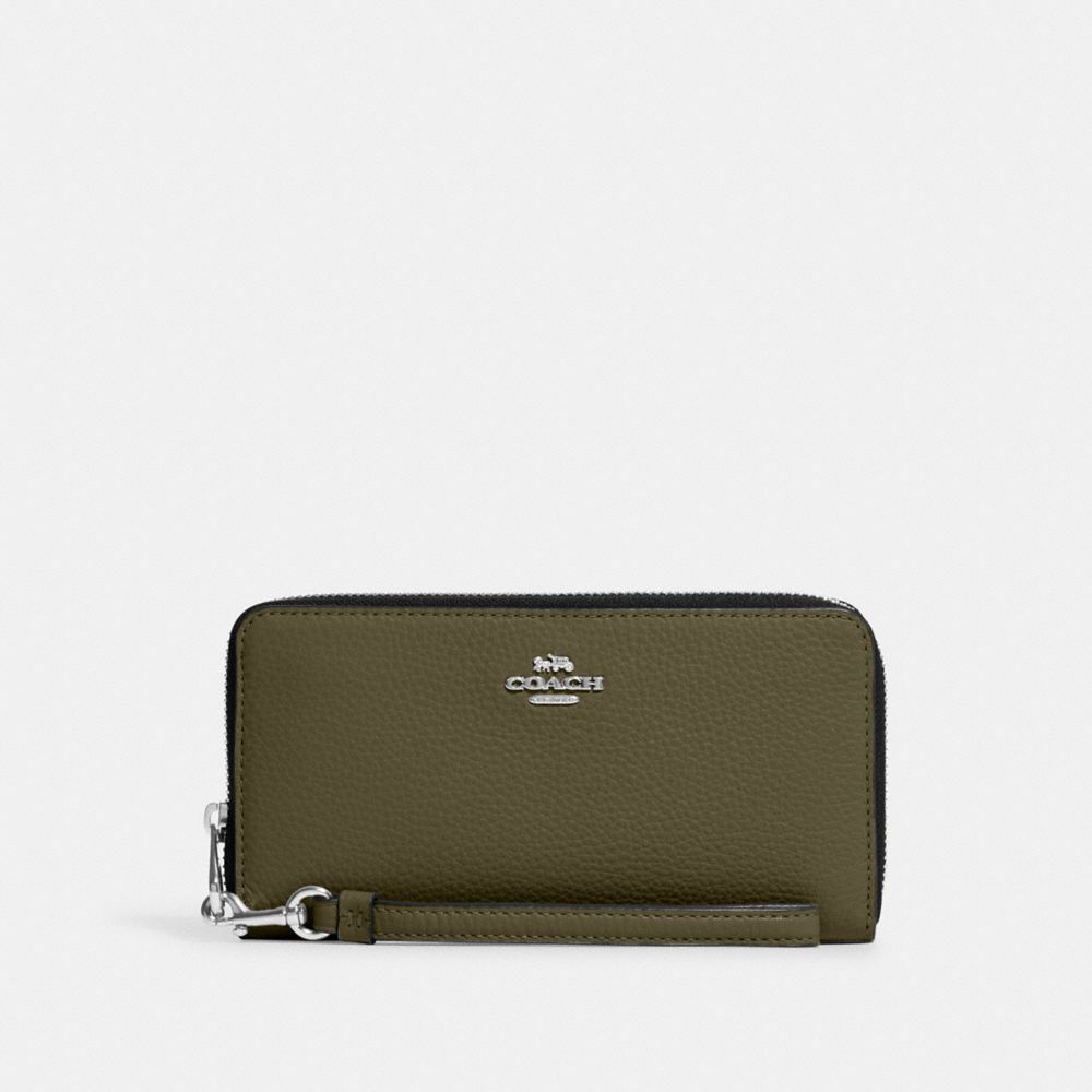 Coach Outlet Men's Zip Card Case - Green