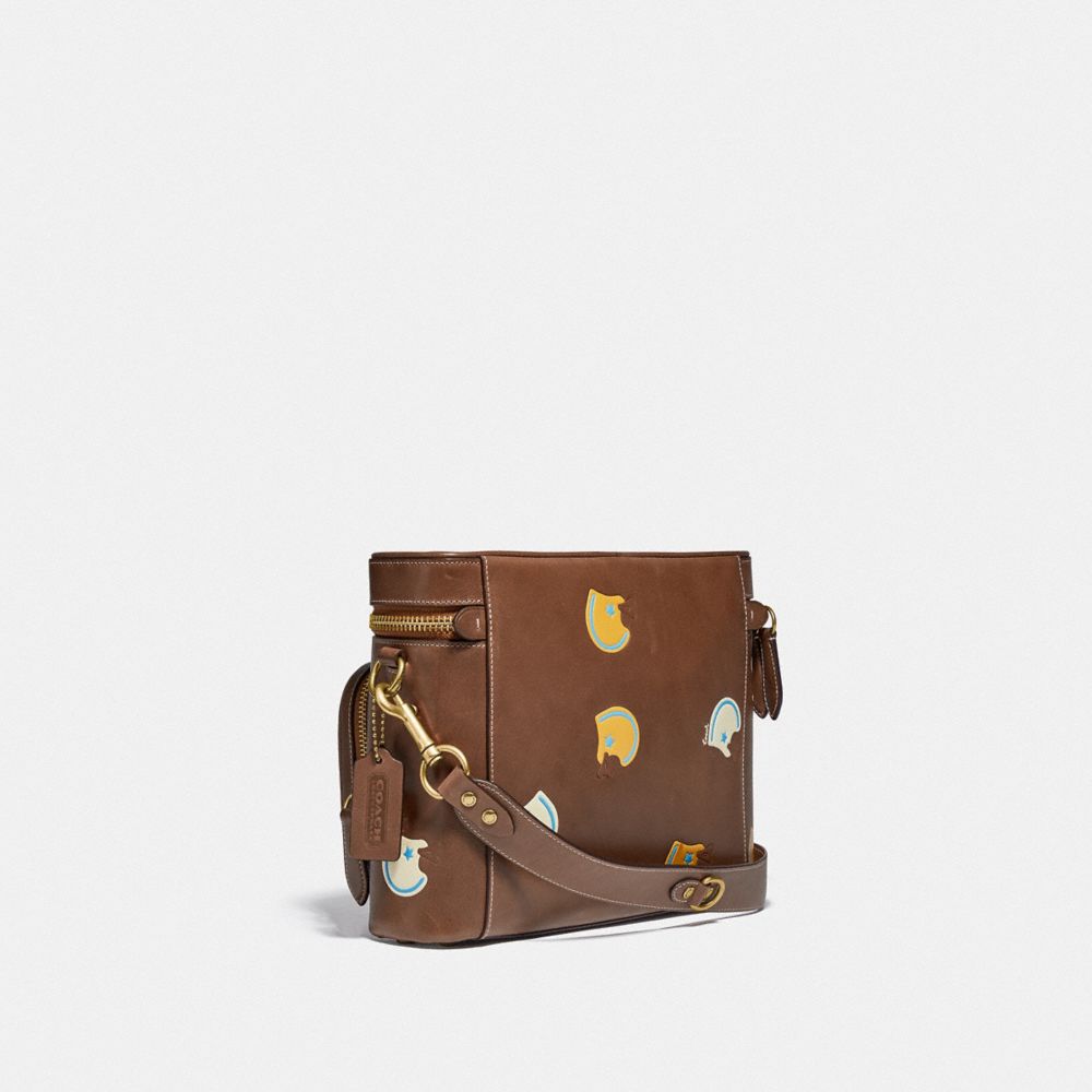 COACH®,ユーティリティー クロスボディ ウィズ フットボール プリント,
