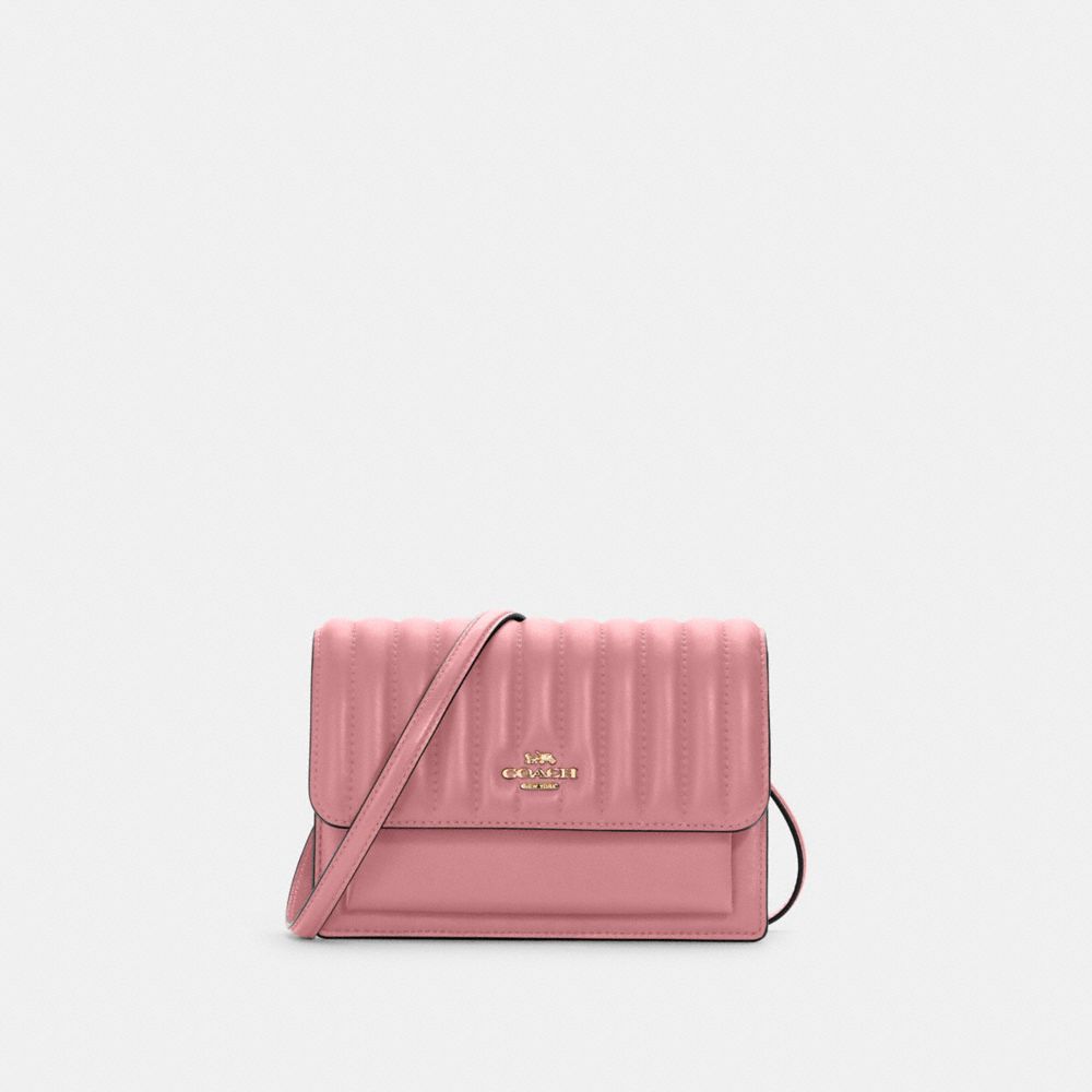 COACH Foldover Belt Bag in Pink