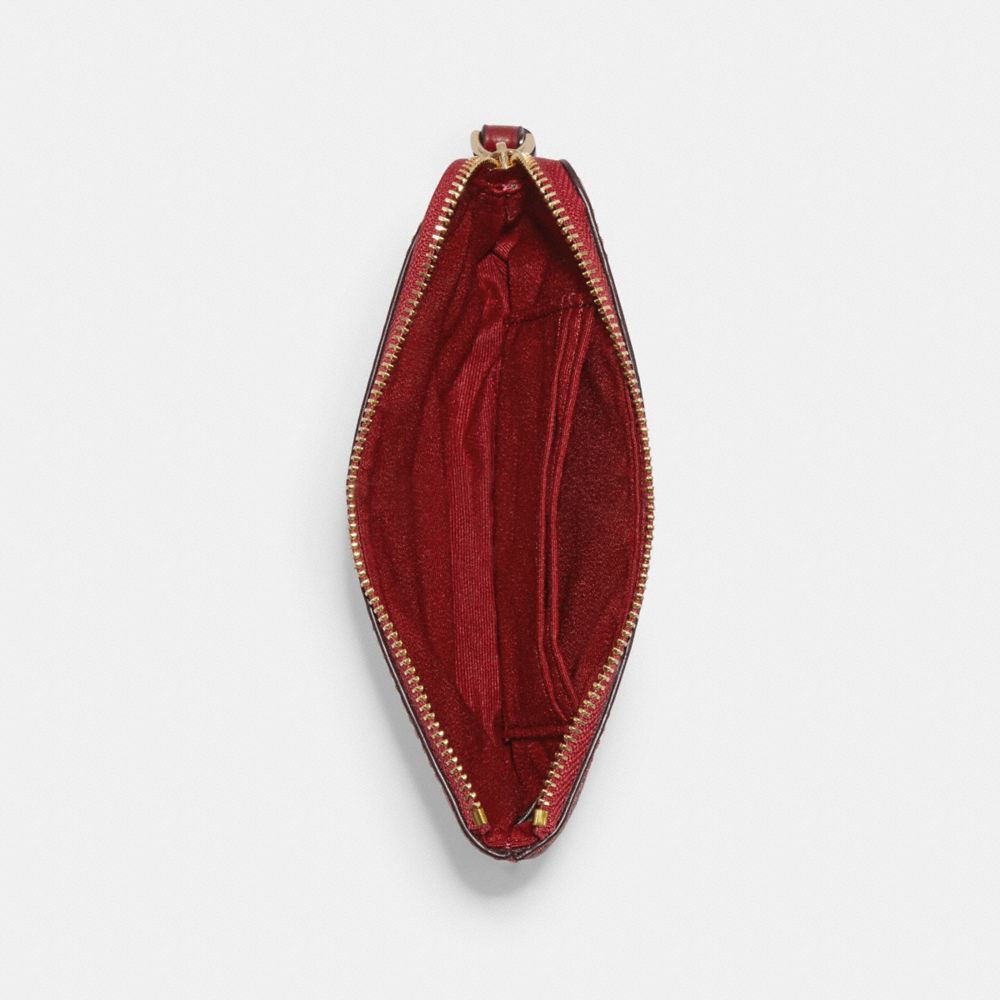 COACH® Outlet | Corner Zip Wristlet With Horse And Carriage