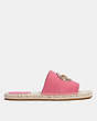 COACH®,COREY ESPADRILLE,Suede,Confetti Pink,Angle View