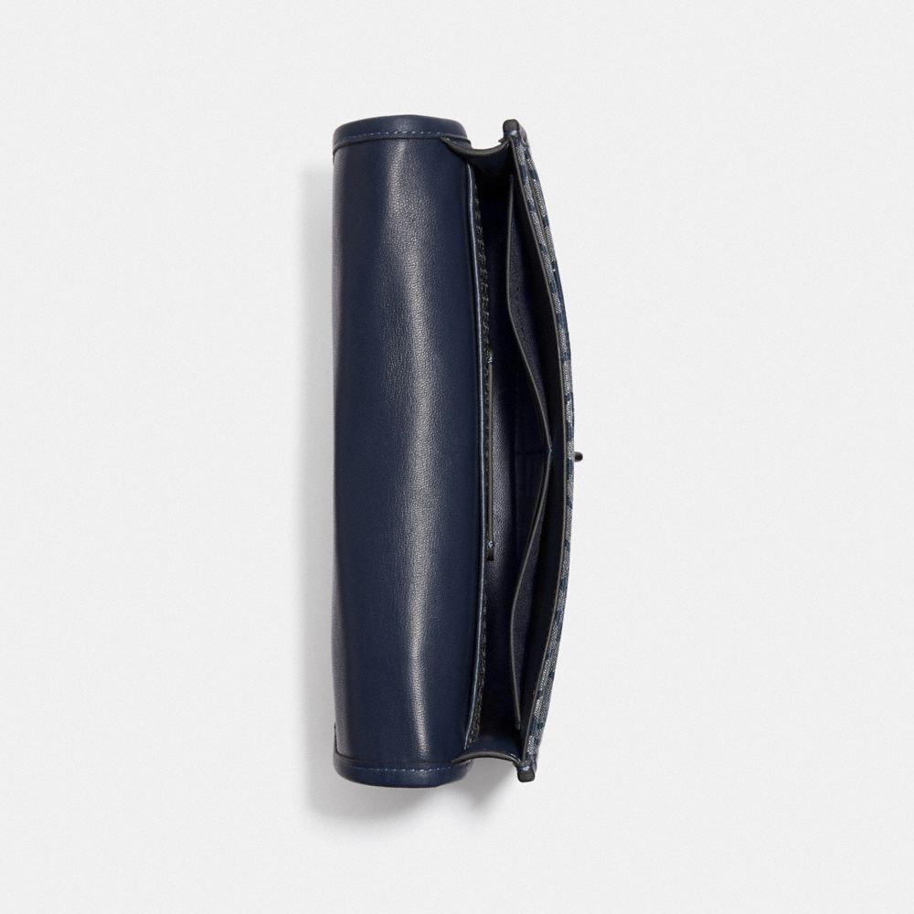 Coach x BAPE Turnlock Tab Belt Bag Navy in Canvas/Leather - US