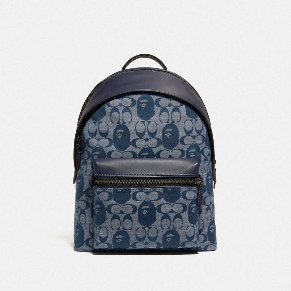 Sac à dos Charter Bape X Coach en chambray signature