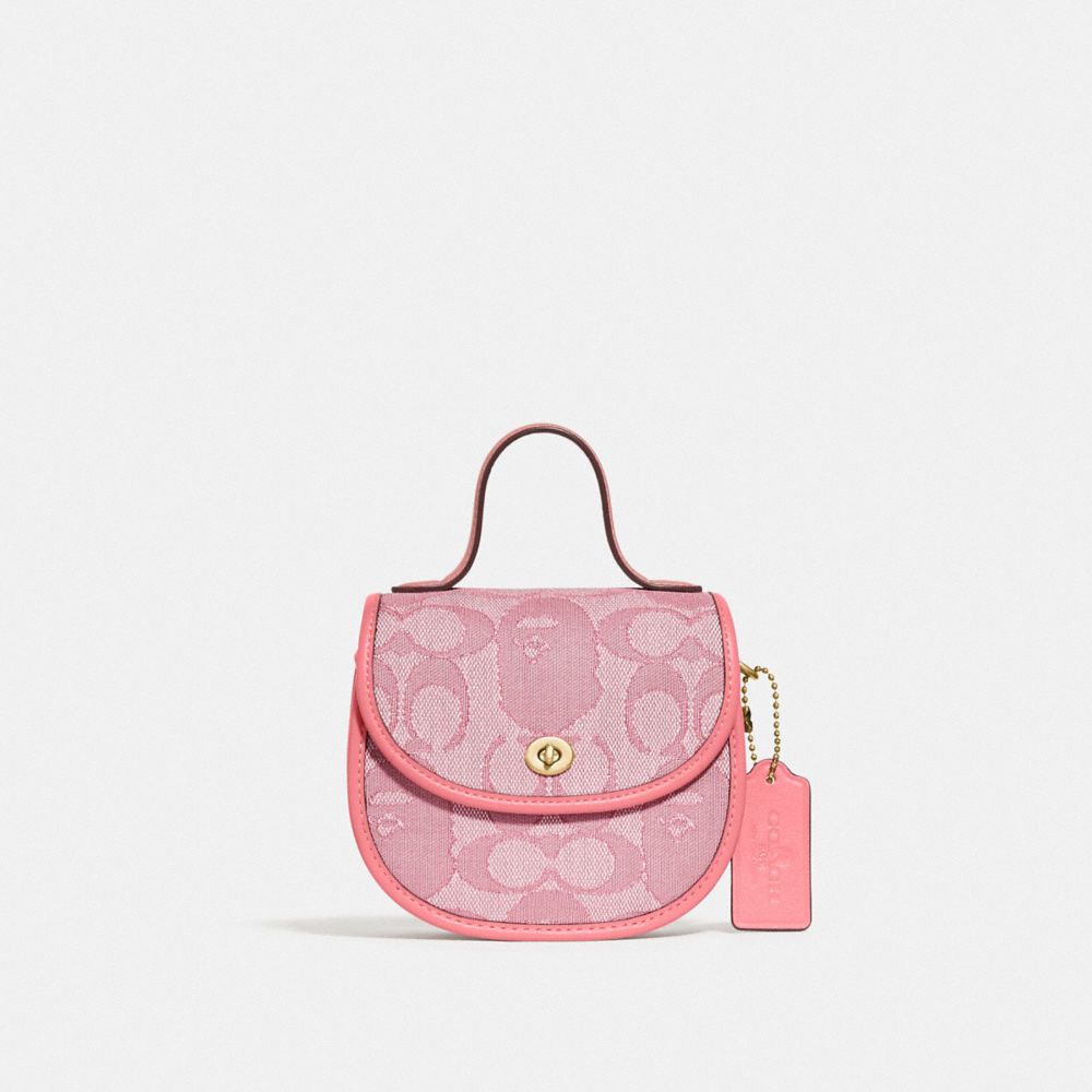 Mini Bisaccia Con Manico Superiore Bape X Coach In Jacquard Con Signature image number 0