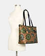 Gallery Tote In Signature Canvas With Kaffe Fassett Print