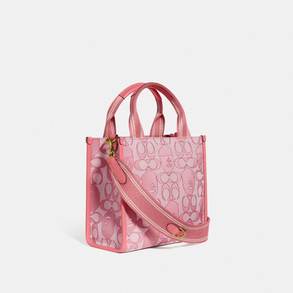 Coach x BAPE Canvas Tote 22 Pink in Canvas/Leather - US