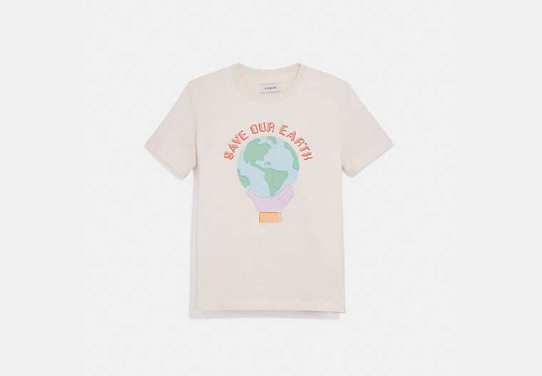 Save Our Earth T Shirt In Organic Cotton