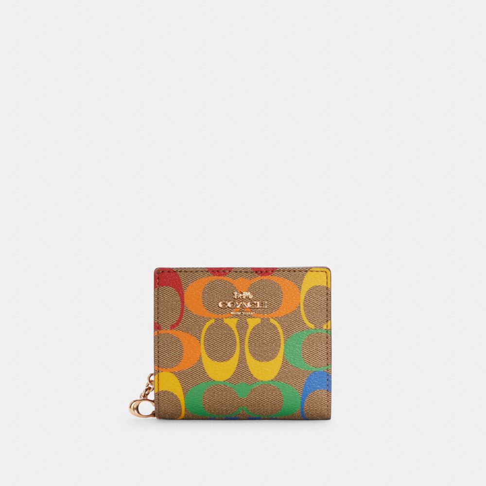 Coach outlet discount snap card case