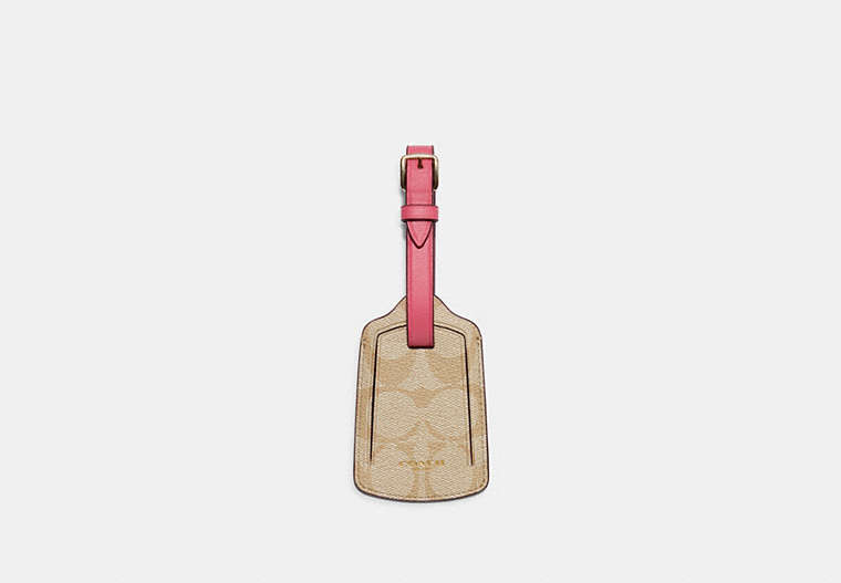 Luggage Tag In Signature Canvas