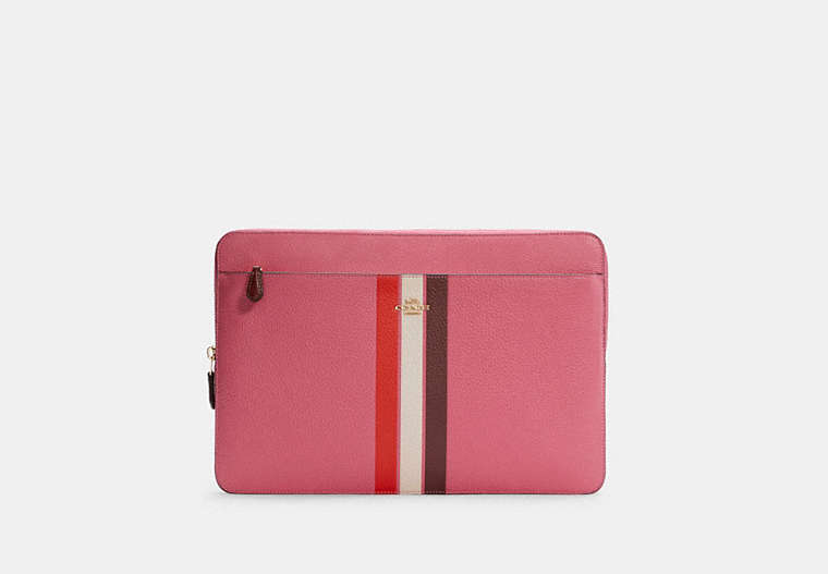 Laptop Sleeve In Colorblock With Stripe