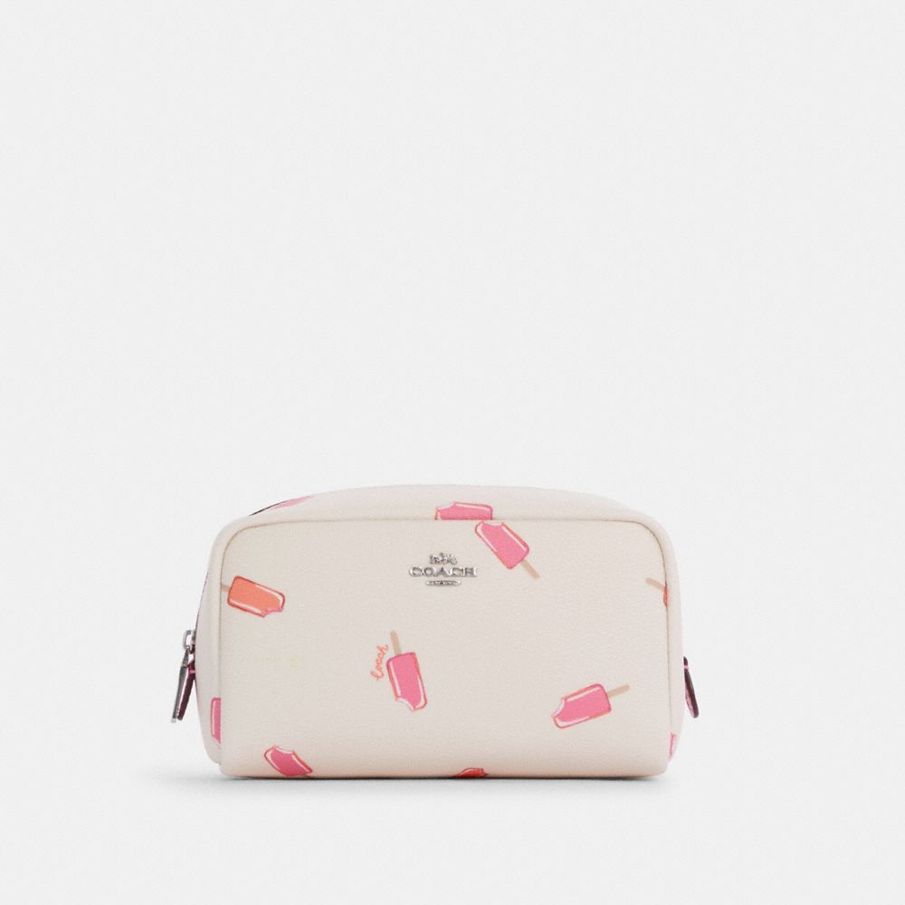 COACH® Outlet | Small Boxy Cosmetic Case With Popsicle Print