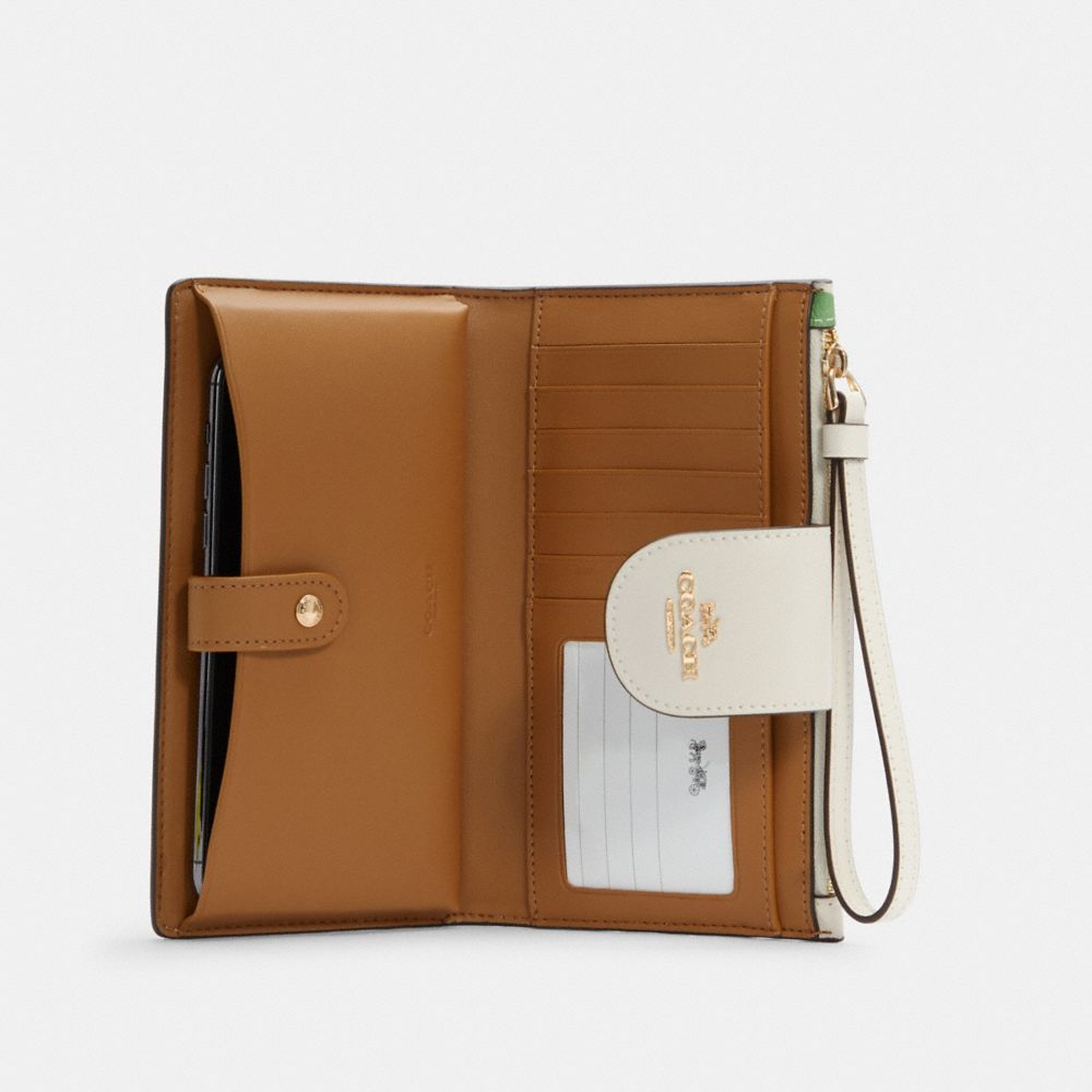 COACH Outlet Tech Wallet With Apple Print