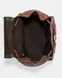 COACH®,PENNIE BACKPACK IN SIGNATURE CANVAS,n/a,Large,Gold/Khaki Redwood,Inside View,Top View
