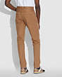 COACH®,70'S STAY PRESS PANTS,Cotton/Polyester,Camel,Scale View