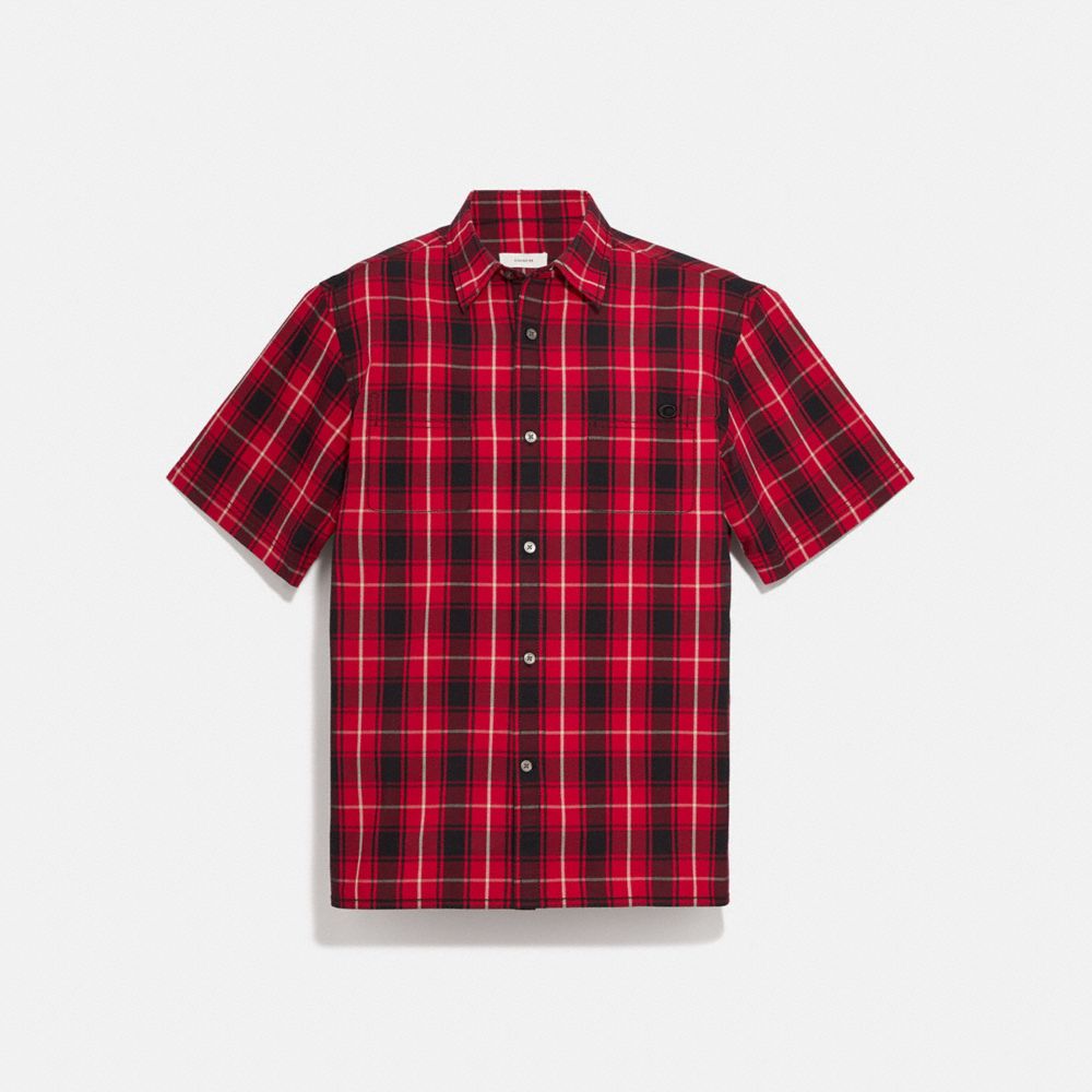 COACH® | Plaid Short Sleeve Shirt | COACH®
