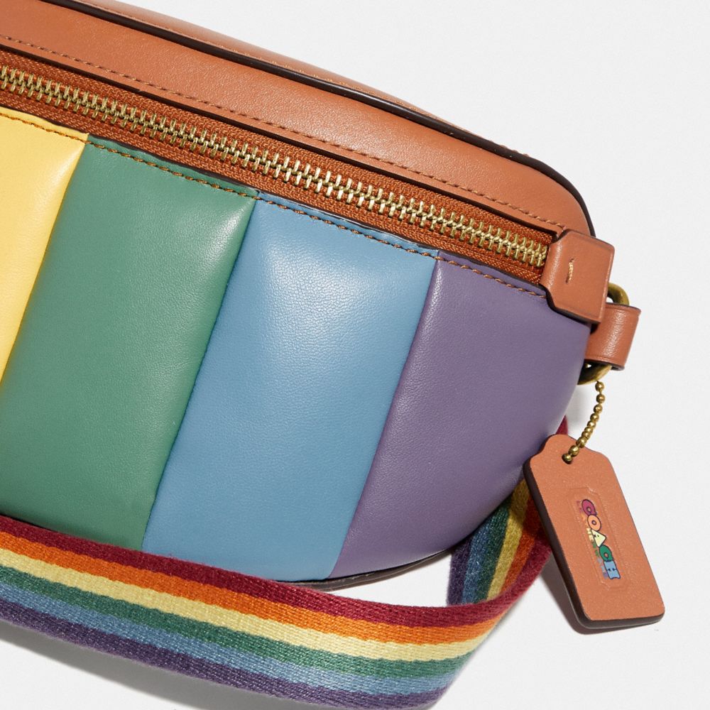 Rainbow coach best sale fanny pack