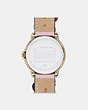 COACH®,ARDEN WATCH, 36MM,Leather,Pink Multi.,Back View