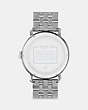 COACH®,HARRISON WATCH, 42MM,Metal,Stainless Steel,Back View
