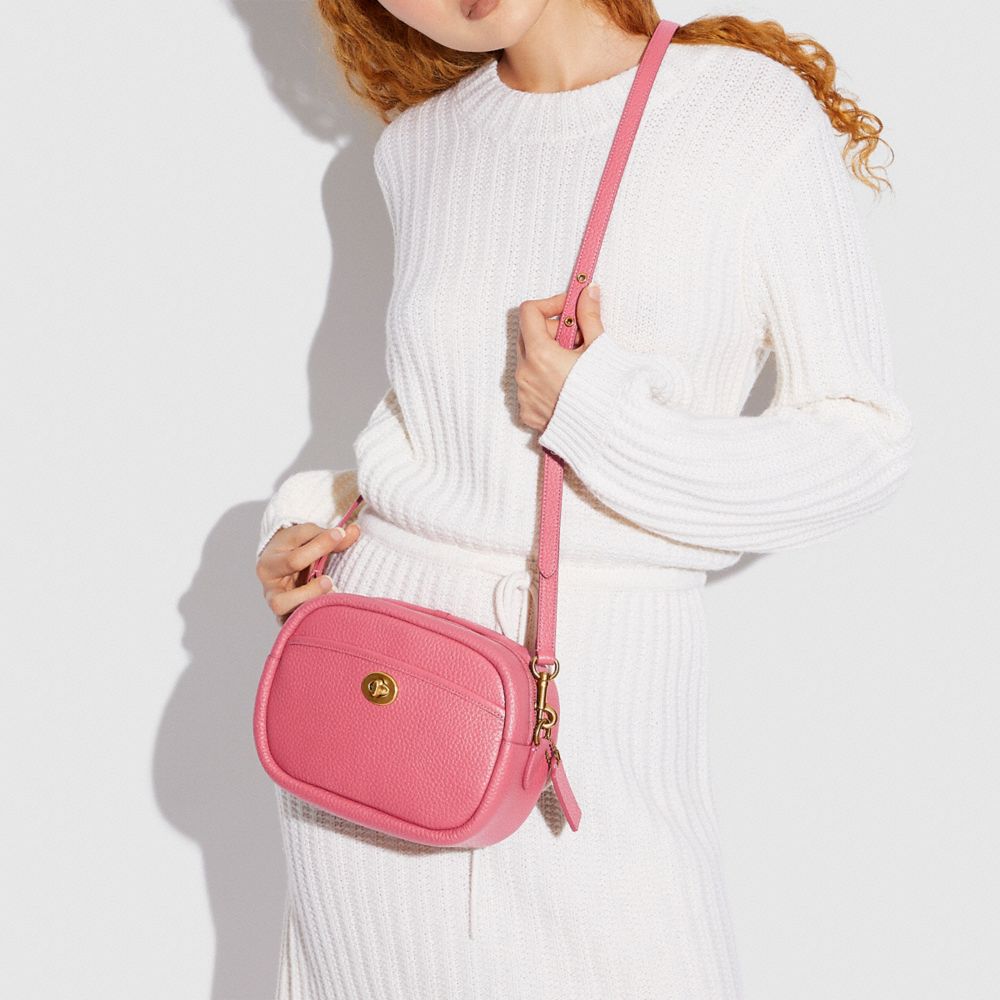 COACH コーチ ぺブルレザーカメラショルダーバッグ C4813 COACH（コーチ） 残り一点 COACH C4813 レザー カメラ バッグ アマゾン
