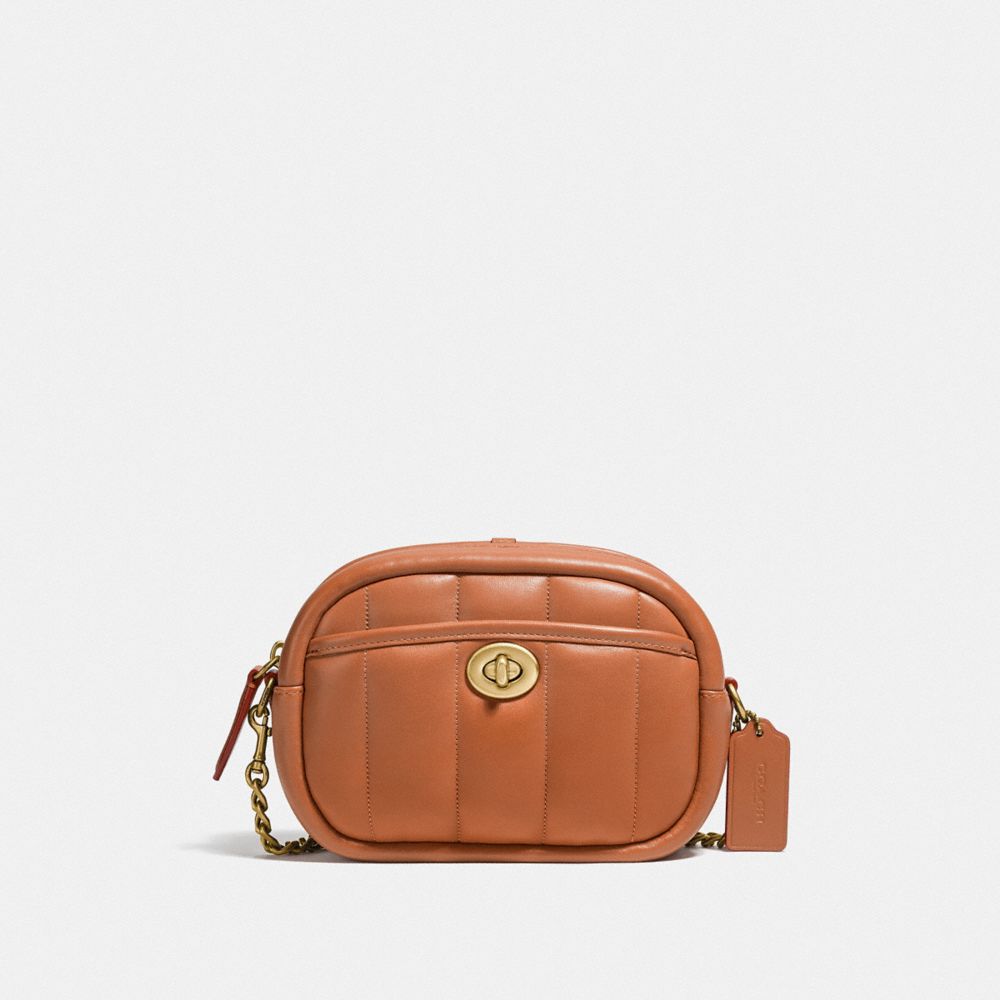 Coach quilted leather camera bag online