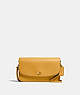 COACH®,HAYDEN CROSSBODY BAG,Pebbled Leather,Mini,Brass/Buttercup,Front View