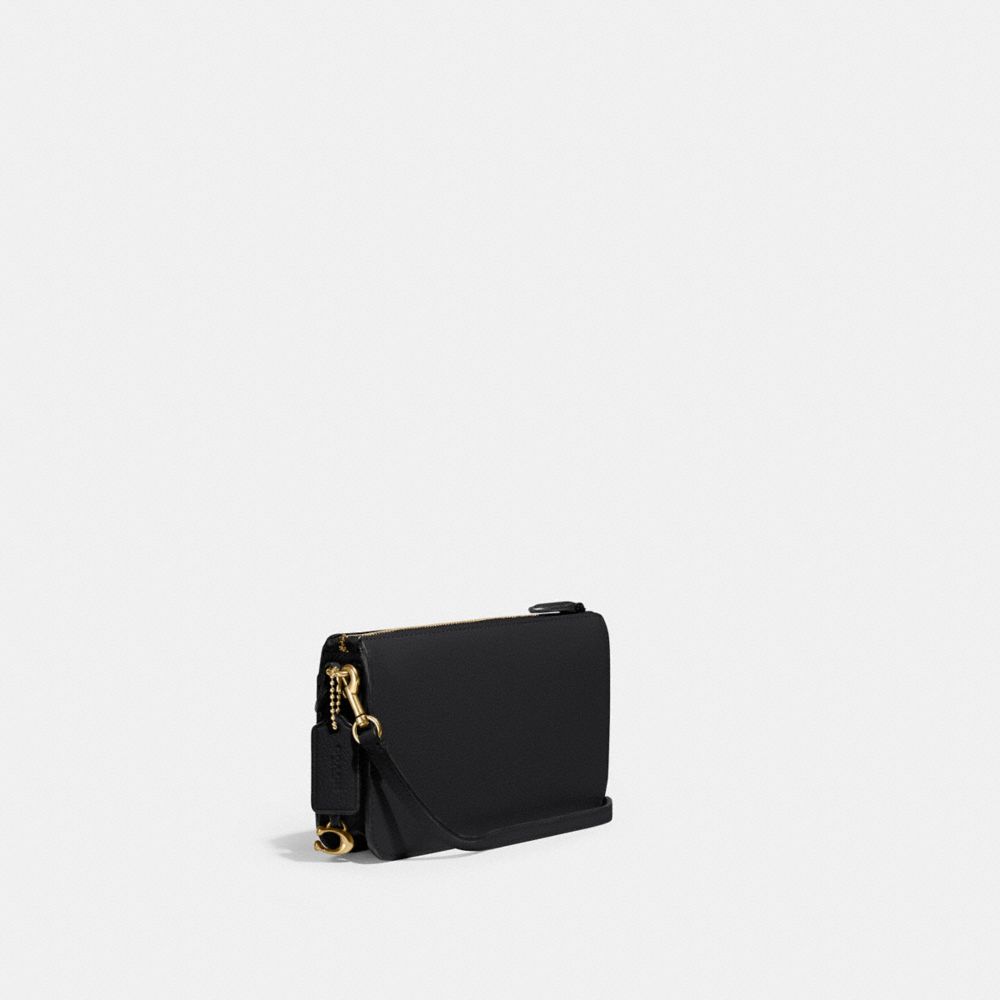 Noa Crossbody Bag in Black Suede