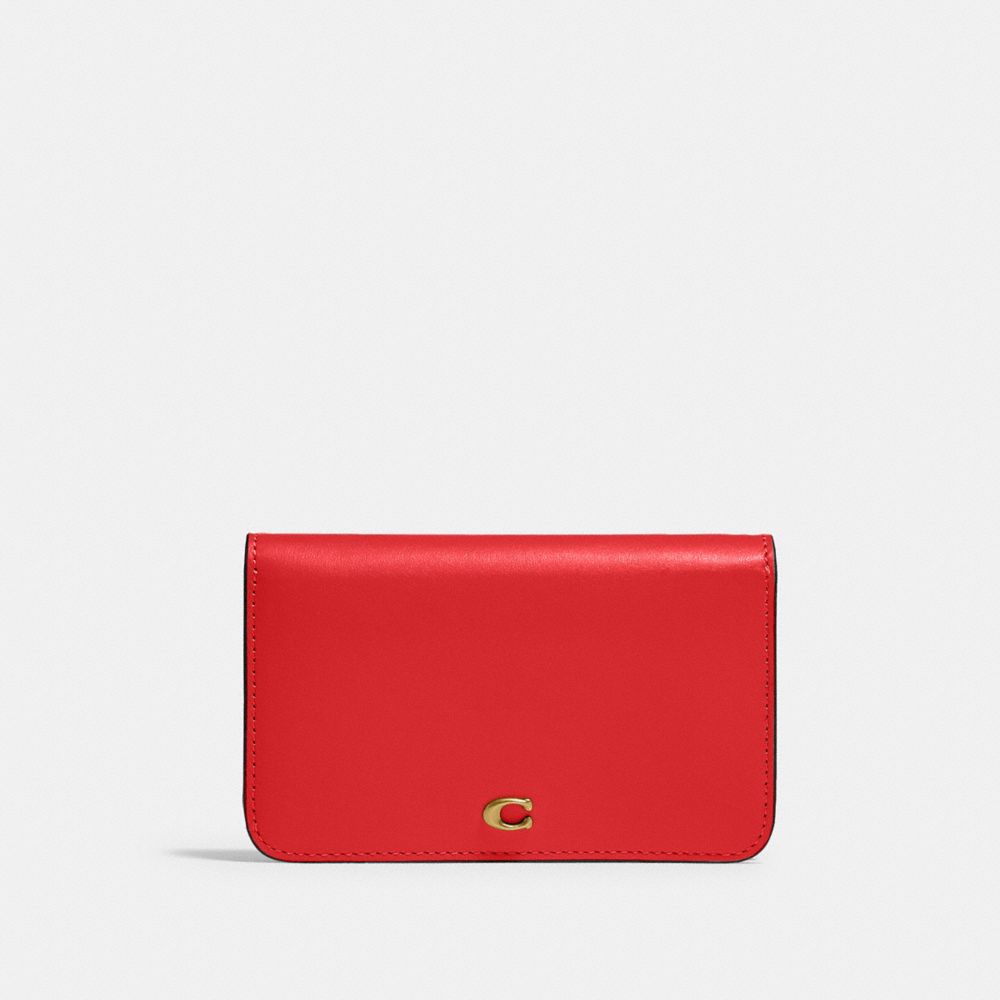 COACH®,Slim Card Case,,Front View