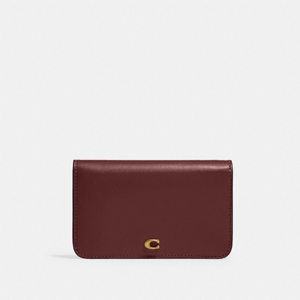COACH®,Slim Card Case,,Front View