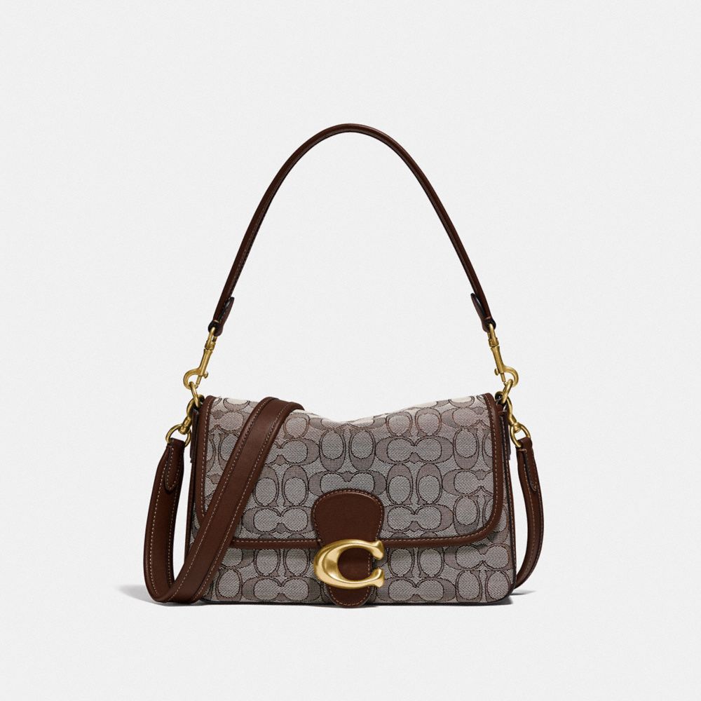 COACH®  Soft Tabby Shoulder Bag In Signature Jacquard