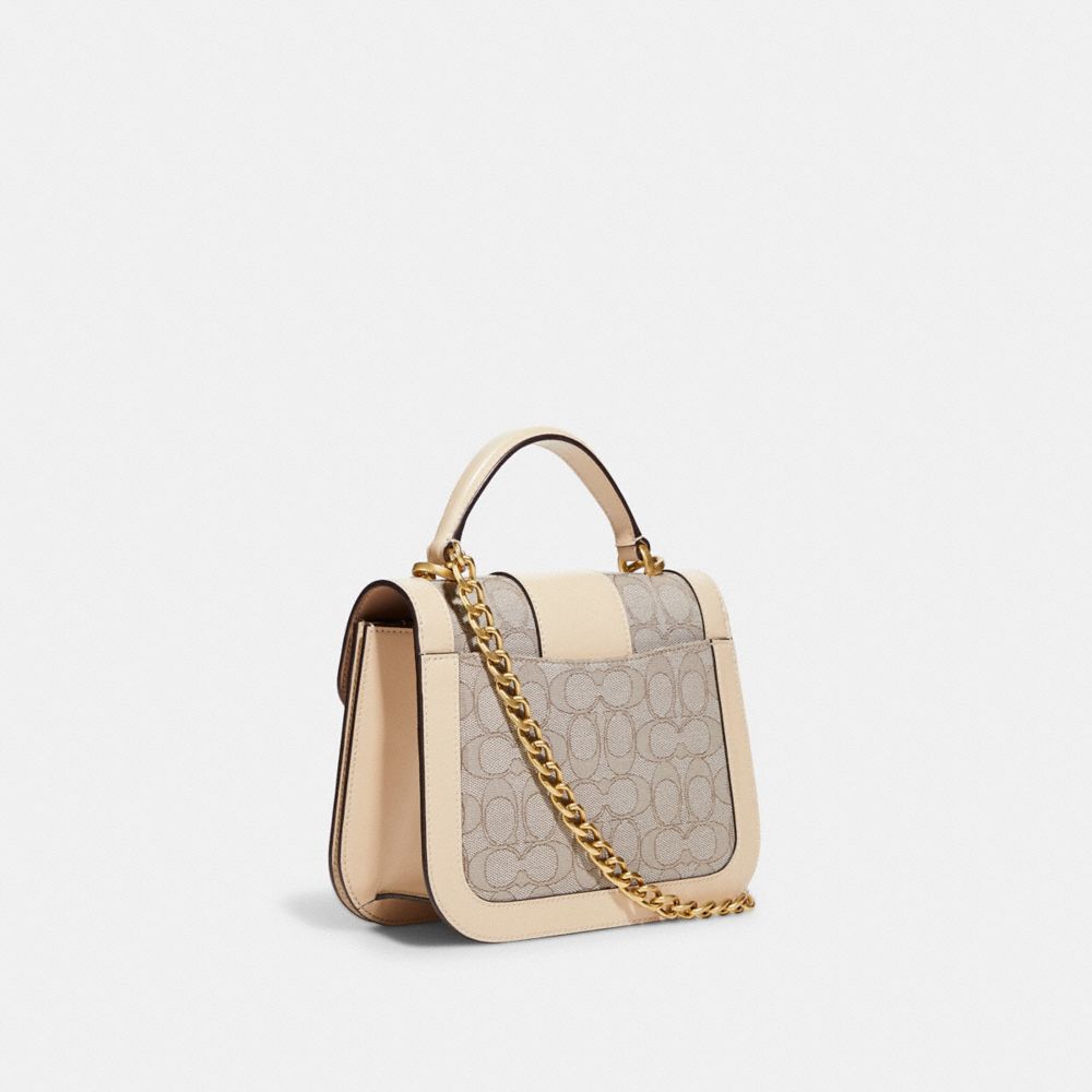 Alie Top Handle In Signature Jacquard