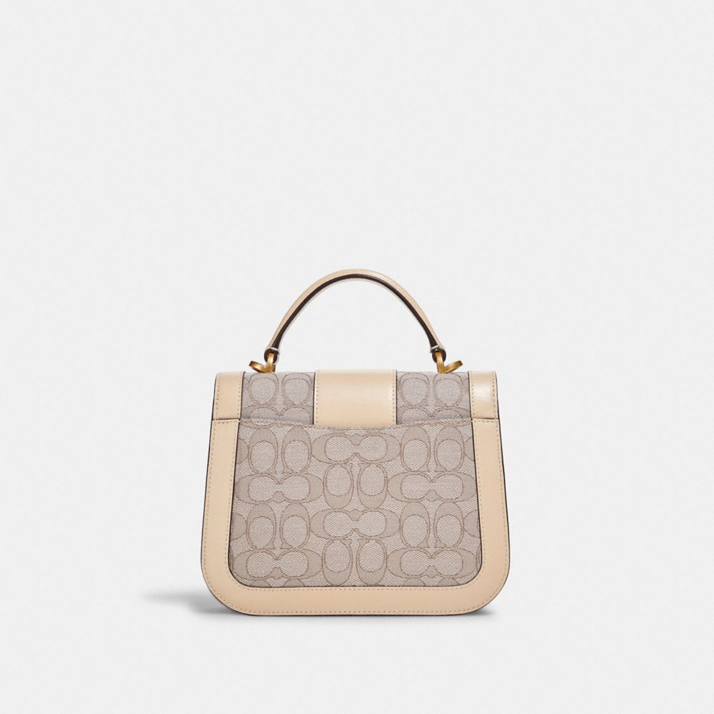 Alie Top Handle In Signature Jacquard