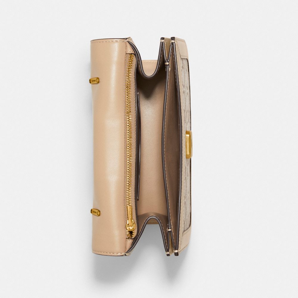Alie Top Handle In Signature Jacquard
