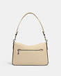 COACH®,SOFT TABBY SHOULDER BAG,Smooth Leather,Medium,Silver/Ivory,Back View