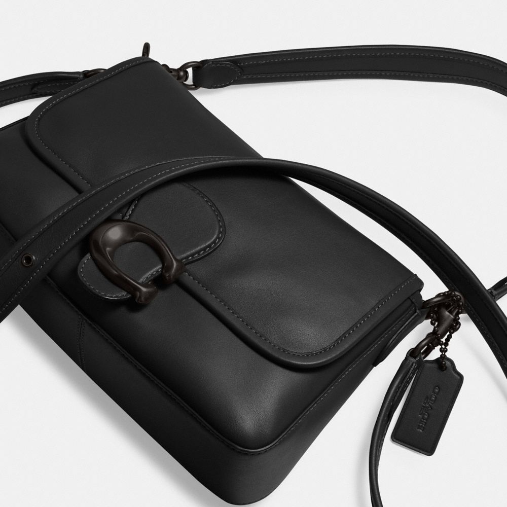 🍀 ❌sold❌ 🍀 Coach Soft Pebble Leather Alie Shoulder Bag Medium Black Size  23,5 x 17 x 8 cm (Bag, tag, care card, db,) #coachalie…